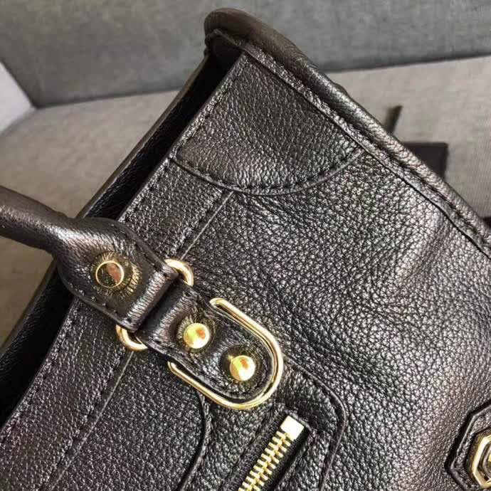 BALENCIAG巴黎世家 機車包 BALENCIAGA 原版山羊皮包邊五金 手提肩背斜挎包  BL1270